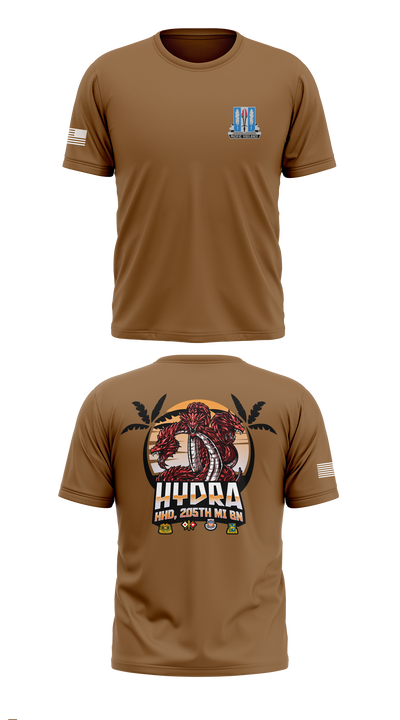 HHD 205th MI BN Short Sleeve Performance Shirt - 7