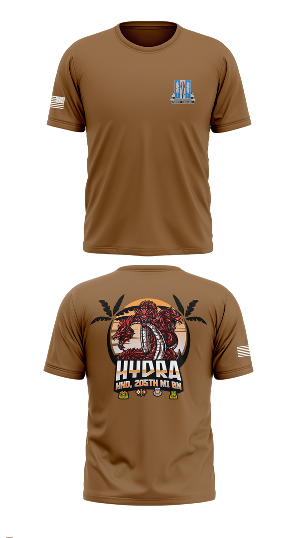 Short Sleeve Performance Shirt, HHD 205th MI BN, Army, Teamtime, Team time, sublimation, custom sports apparel, team uniforms, spirit wear, spiritwear, sports uniforms, custom shirts, team store, custom team store, fundraiser sports, apparel fundraiser