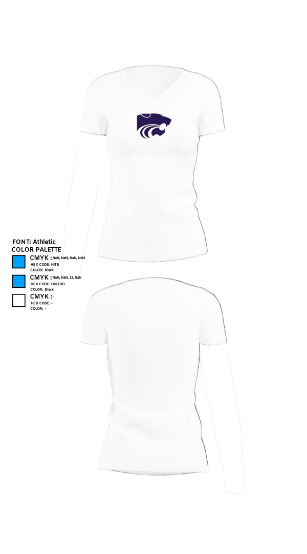 Womens Short Sleeve Vneck Shirt, Mount Calm High School Football, Football, Teamtime, Team time, sublimation, custom sports apparel, team uniforms, spirit wear, spiritwear, sports uniforms, custom shirts, team store, custom team store, fundraiser sports, apparel fundraiser