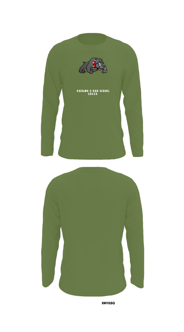 Long Sleeve Performance Shirt, Bucklin R-2 High School Cheer, Cheer, Teamtime, Team time, sublimation, custom sports apparel, team uniforms, spirit wear, spiritwear, sports uniforms, custom shirts, team store, custom team store, fundraiser sports, apparel fundraiser