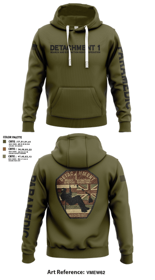 Hoodie, Detachment 1, Air Force, Teamtime, Team time, sublimation, custom sports apparel, team uniforms, spirit wear, spiritwear, sports uniforms, custom shirts, team store, custom team store, fundraiser sports, apparel fundraiser