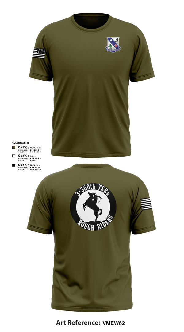 Short Sleeve Performance Shirt, 3-360th TSBn, Army, Teamtime, Team time, sublimation, custom sports apparel, team uniforms, spirit wear, spiritwear, sports uniforms, custom shirts, team store, custom team store, fundraiser sports, apparel fundraiser