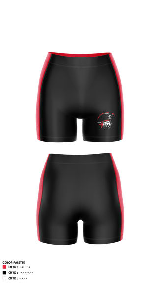 Women's Shorts, Hart High School Volleyball, Women's Volleyball, Teamtime, Team time, sublimation, custom sports apparel, team uniforms, spirit wear, spiritwear, sports uniforms, custom shirts, team store, custom team store, fundraiser sports, apparel fundraiser