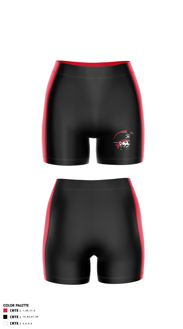 Women's Shorts, Hart High School Volleyball, Women's Volleyball, Teamtime, Team time, sublimation, custom sports apparel, team uniforms, spirit wear, spiritwear, sports uniforms, custom shirts, team store, custom team store, fundraiser sports, apparel fundraiser