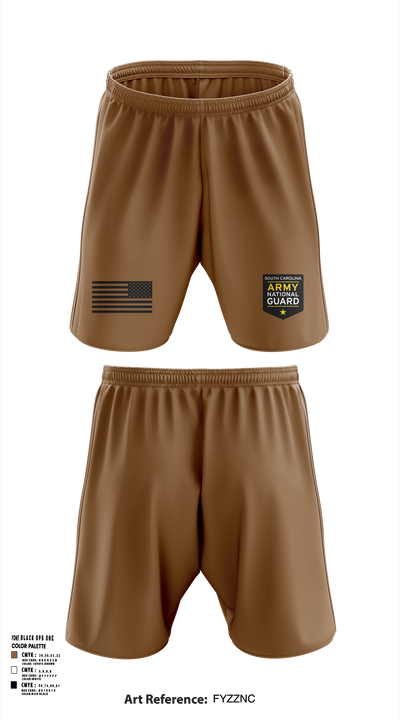 SOUTH CAROLINA ARMY NATIONAL GUARD 14160186 Athletic Shorts With Pockets - 111