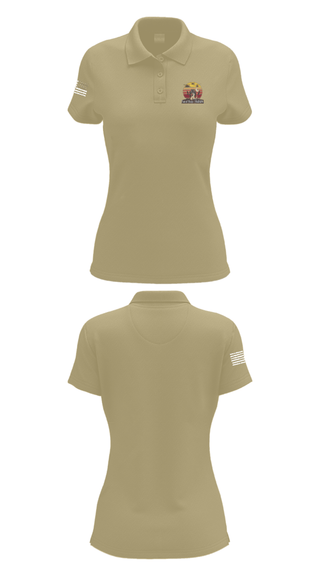 Women's Short Sleeve Performance Polo, TF Wolverine, Army, Teamtime, Team time, sublimation, custom sports apparel, team uniforms, spirit wear, spiritwear, sports uniforms, custom shirts, team store, custom team store, fundraiser sports, apparel fundraiser