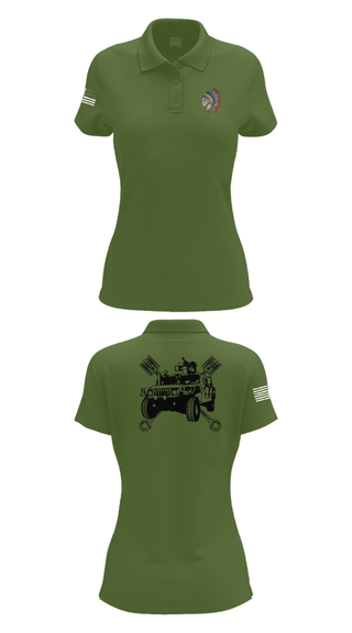 Womens Short Sleeve Performance Polo, FMS 1, OKARNG, , Teamtime, Team time, sublimation, custom sports apparel, team uniforms, spirit wear, spiritwear, sports uniforms, custom shirts, team store, custom team store, fundraiser sports, apparel fundraiser