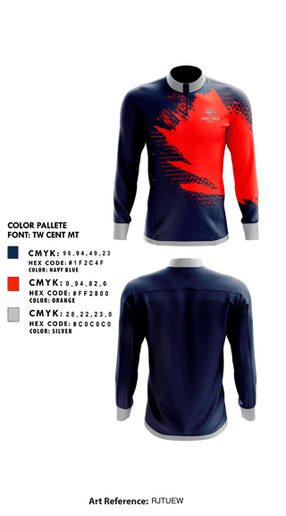 Quarter Zip Jacket, West Oak High School Golf, Golf, Teamtime, Team time, sublimation, custom sports apparel, team uniforms, spirit wear, spiritwear, sports uniforms, custom shirts, team store, custom team store, fundraiser sports, apparel fundraiser