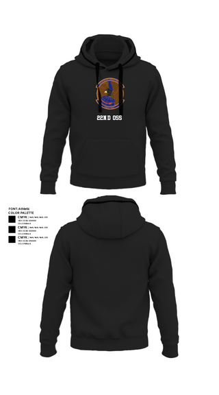 Hoodie, 22nd OSS, Air Force, Teamtime, Team time, sublimation, custom sports apparel, team uniforms, spirit wear, spiritwear, sports uniforms, custom shirts, team store, custom team store, fundraiser sports, apparel fundraiser