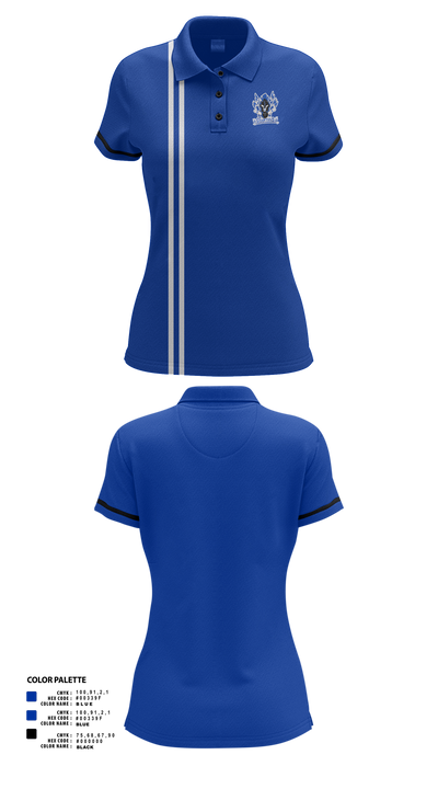 South Warren High School Bowling 38121350 Women's Short Sleeve Performance Polo  - 10