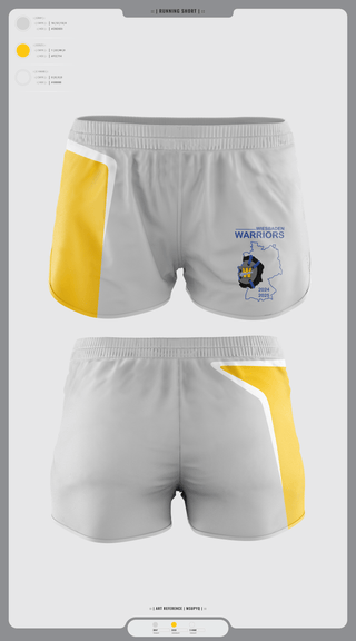 Womens Shorts, Wiesbaden warriors, Wrestling, Teamtime, Team time, sublimation, custom sports apparel, team uniforms, spirit wear, spiritwear, sports uniforms, custom shirts, team store, custom team store, fundraiser sports, apparel fundraiser
