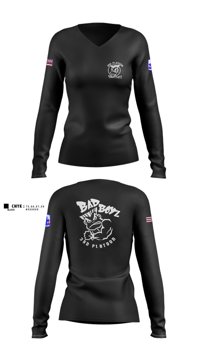 Ewok dismount3rd PLT Bad BoysBad boyz3rd PLT Bad BoysBad Boiiz3rd PLT Bad BoysPT Bad Boiiz 64185456 Women's Long Sleeve V-neck Shirt - 5