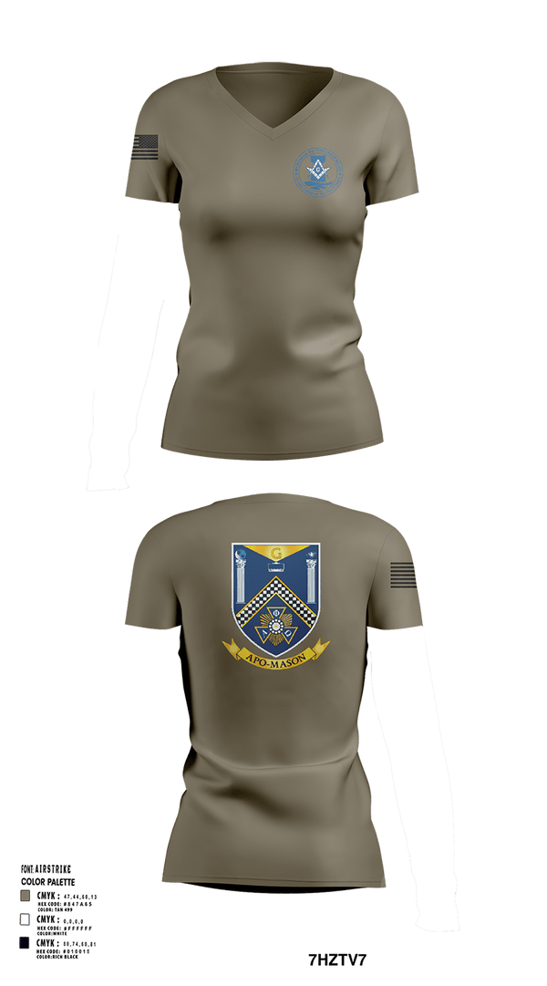 Womens Short Sleeve Vneck Shirt, 718 CES, Air Force, Teamtime, Team time, sublimation, custom sports apparel, team uniforms, spirit wear, spiritwear, sports uniforms, custom shirts, team store, custom team store, fundraiser sports, apparel fundraiser