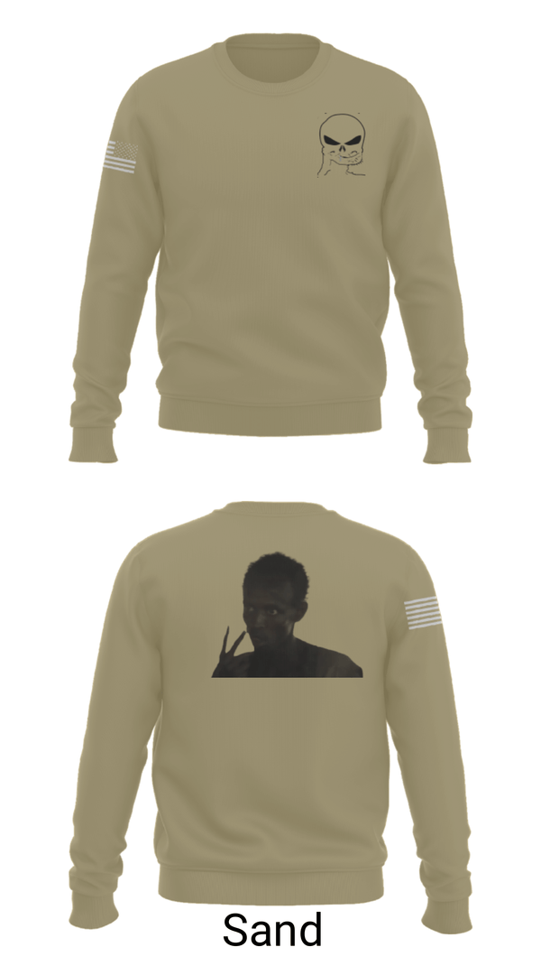 Crew Neck Sweatshirt, B Co, 303d IEW BN, Army, Teamtime, Team time, sublimation, custom sports apparel, team uniforms, spirit wear, spiritwear, sports uniforms, custom shirts, team store, custom team store, fundraiser sports, apparel fundraiser
