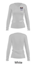 West Valley JR Rams 58336330 Women's Long Sleeve V-neck Shirt - 9
