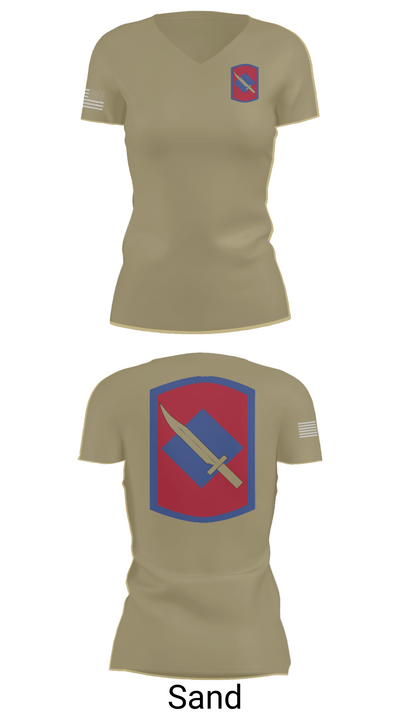 39th Infantry Brigade 34515329 Women's Short Sleeve V-neck Shirt - 88
