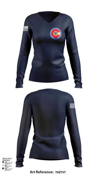 Womens Long Sleeve Vneck Shirt, Restore, Police, Teamtime, Team time, sublimation, custom sports apparel, team uniforms, spirit wear, spiritwear, sports uniforms, custom shirts, team store, custom team store, fundraiser sports, apparel fundraiser