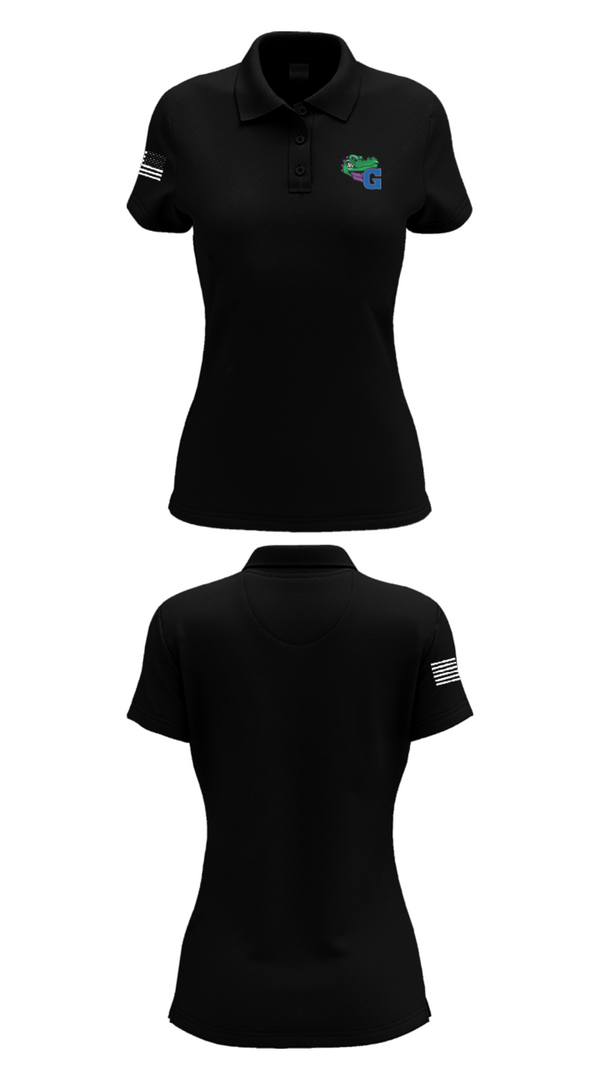 Women's Short Sleeve Performance Polo, James N Gamble Montessori Junior High School Volleyball, Women's Volleyball, Teamtime, Team time, sublimation, custom sports apparel, team uniforms, spirit wear, spiritwear, sports uniforms, custom shirts, team store, custom team store, fundraiser sports, apparel fundraiser