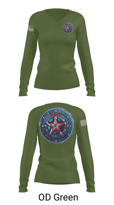 Defenders of the Coast 55922542 Women's Long Sleeve V-neck Shirt - 57