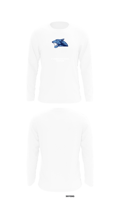 CT Johnson High School Wrestling 31935776 Long Sleeve Performance Shirt - 8