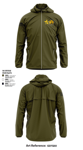 Windbreaker, Army Reserve H2F, Army, Teamtime, Team time, sublimation, custom sports apparel, team uniforms, spirit wear, spiritwear, sports uniforms, custom shirts, team store, custom team store, fundraiser sports, apparel fundraiser