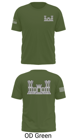 Short Sleeve Performance Shirt, 250TH ENGINEERING COMPANY, National Guard, Teamtime, Team time, sublimation, custom sports apparel, team uniforms, spirit wear, spiritwear, sports uniforms, custom shirts, team store, custom team store, fundraiser sports, apparel fundraiser