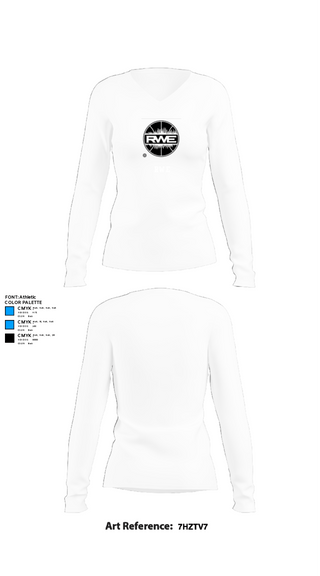 Women's Long Sleeve Vneck Shirt, Rwe, Men's Basketball, Teamtime, Team time, sublimation, custom sports apparel, team uniforms, spirit wear, spiritwear, sports uniforms, custom shirts, team store, custom team store, fundraiser sports, apparel fundraiser