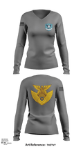 衛生 94122789 Women's Long Sleeve V-neck Shirt - 136