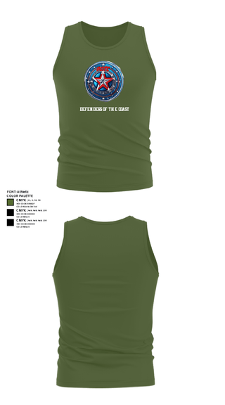 Tank Top, Defenders of the Coast, Army, Teamtime, Team time, sublimation, custom sports apparel, team uniforms, spirit wear, spiritwear, sports uniforms, custom shirts, team store, custom team store, fundraiser sports, apparel fundraiser