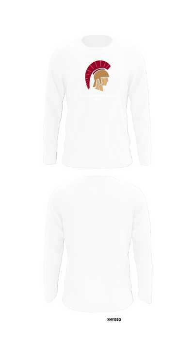 Charleston High School Golf 68325325 Long Sleeve Performance Shirt - 8