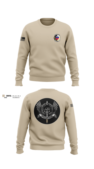 Crew Neck Sweatshirt, 27 SOSFS, Air Force, Teamtime, Team time, sublimation, custom sports apparel, team uniforms, spirit wear, spiritwear, sports uniforms, custom shirts, team store, custom team store, fundraiser sports, apparel fundraiser
