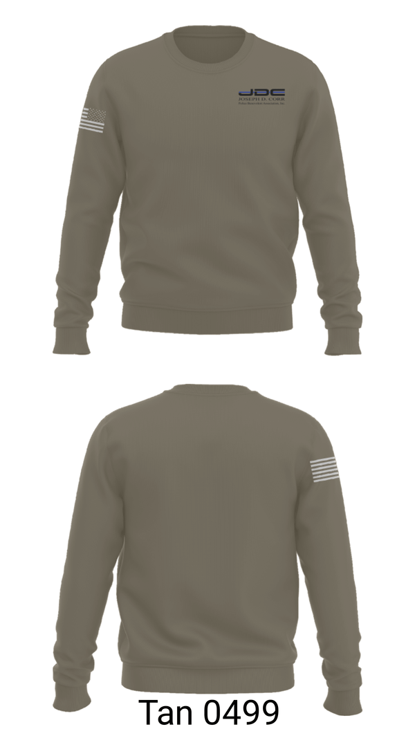 Crew Neck Sweatshirt, JDC PBA, Police, Teamtime, Team time, sublimation, custom sports apparel, team uniforms, spirit wear, spiritwear, sports uniforms, custom shirts, team store, custom team store, fundraiser sports, apparel fundraiser