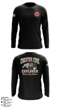 Chester fire explorers 87752590 Long Sleeve Performance Polo - 3