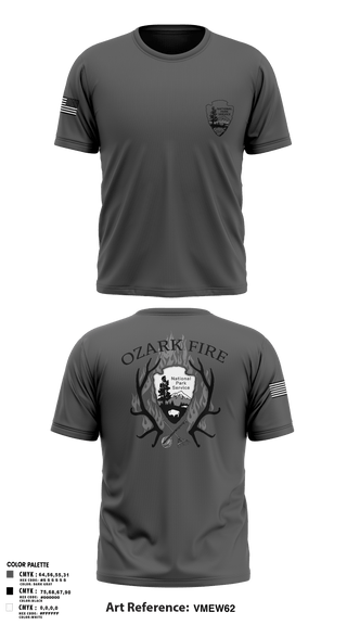 Old School Cotton Feel Shirt, OZARK FIRE, Fire Department, Teamtime, Team time, sublimation, custom sports apparel, team uniforms, spirit wear, spiritwear, sports uniforms, custom shirts, team store, custom team store, fundraiser sports, apparel fundraiser