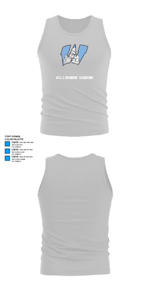 Tank Top, Willowbrook Warriors, Men's Soccer, Teamtime, Team time, sublimation, custom sports apparel, team uniforms, spirit wear, spiritwear, sports uniforms, custom shirts, team store, custom team store, fundraiser sports, apparel fundraiser