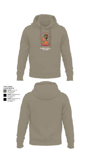 Hoodie, 3rd Intelligence Battalion, Marines, Teamtime, Team time, sublimation, custom sports apparel, team uniforms, spirit wear, spiritwear, sports uniforms, custom shirts, team store, custom team store, fundraiser sports, apparel fundraiser