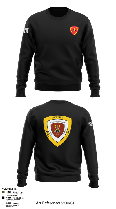 HQBN 3D MARDIV 36119636 Crew Neck Sweatshirt - 3