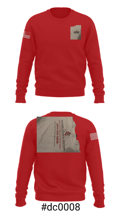 Dynamic General Repairs Inc 7883541 Crew Neck Sweatshirt - 16