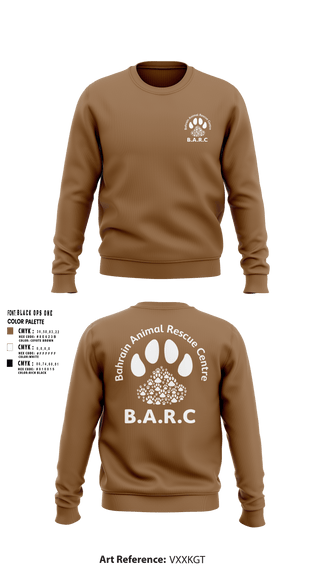 Crew Neck Sweatshirt, Bahrain Animal Rescue Center, , Teamtime, Team time, sublimation, custom sports apparel, team uniforms, spirit wear, spiritwear, sports uniforms, custom shirts, team store, custom team store, fundraiser sports, apparel fundraiser