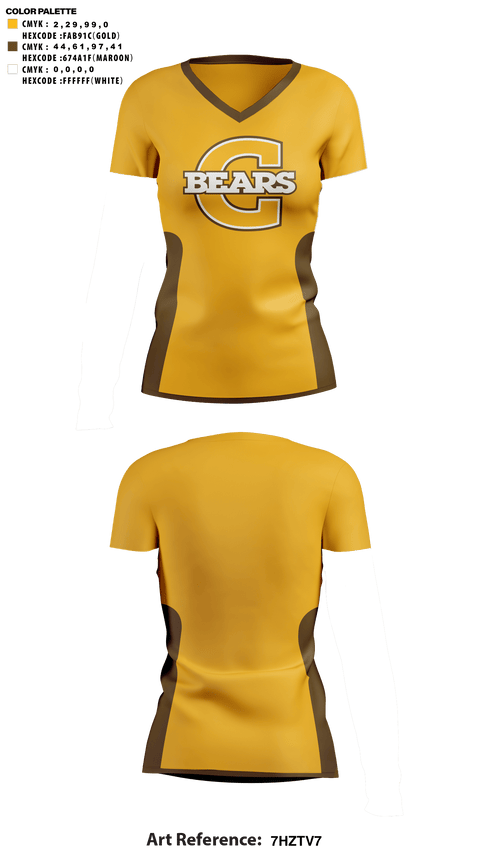 Womens Short Sleeve Vneck Shirt, Evansville Central High School Cheer, Cheer, Teamtime, Team time, sublimation, custom sports apparel, team uniforms, spirit wear, spiritwear, sports uniforms, custom shirts, team store, custom team store, fundraiser sports, apparel fundraiser