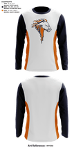 Illini West High School Basketball 62071600 Long Sleeve Shooting Shirt - 41