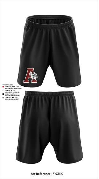 Athletic Shorts With Pockets, Anniston High School, Spirit Store, Teamtime, Team time, sublimation, custom sports apparel, team uniforms, spirit wear, spiritwear, sports uniforms, custom shirts, team store, custom team store, fundraiser sports, apparel fundraiser