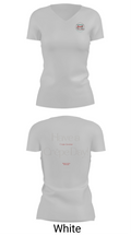 Crepe Avenue 9690947 Women's Short Sleeve V-neck Shirt - 19