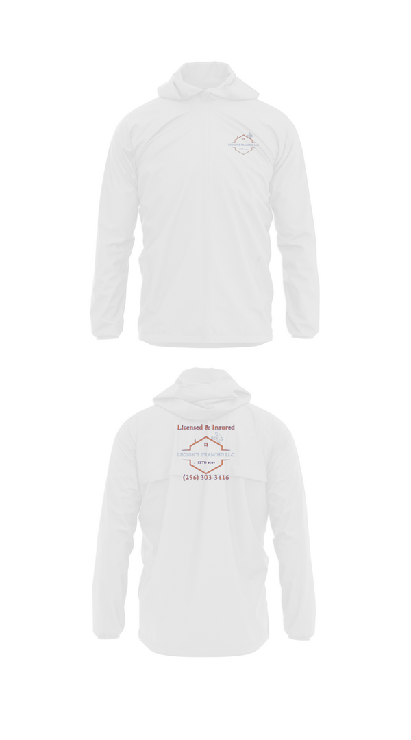 Windbreaker, LEGION'S FRAMING LLC, , Teamtime, Team time, sublimation, custom sports apparel, team uniforms, spirit wear, spiritwear, sports uniforms, custom shirts, team store, custom team store, fundraiser sports, apparel fundraiser