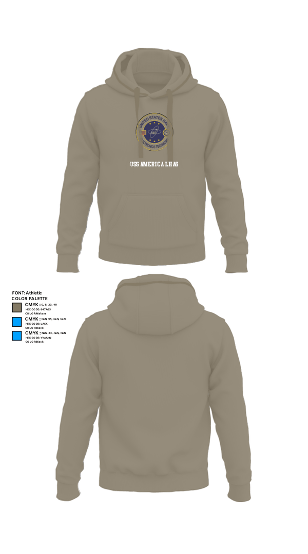 Hoodie, USS AMERICA LHA6, Navy, Teamtime, Team time, sublimation, custom sports apparel, team uniforms, spirit wear, spiritwear, sports uniforms, custom shirts, team store, custom team store, fundraiser sports, apparel fundraiser