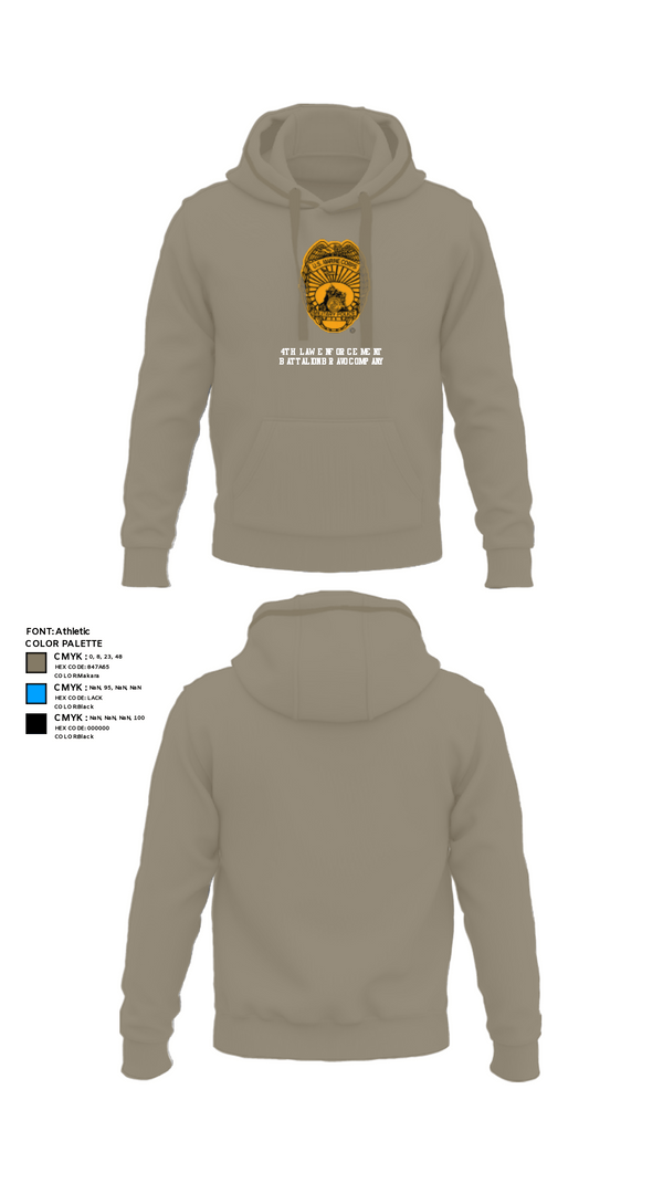 Hoodie, 4th Law Enforcement Battalion Bravo Company, Marines, Teamtime, Team time, sublimation, custom sports apparel, team uniforms, spirit wear, spiritwear, sports uniforms, custom shirts, team store, custom team store, fundraiser sports, apparel fundraiser