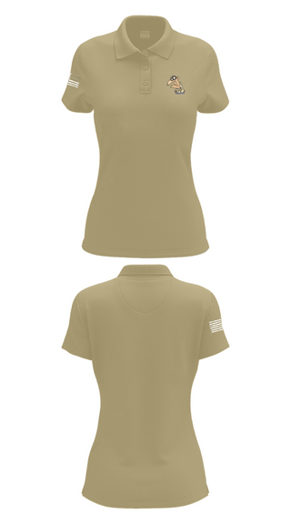 Women's Short Sleeve Performance Polo, GrumpyOLVets, Army, Teamtime, Team time, sublimation, custom sports apparel, team uniforms, spirit wear, spiritwear, sports uniforms, custom shirts, team store, custom team store, fundraiser sports, apparel fundraiser