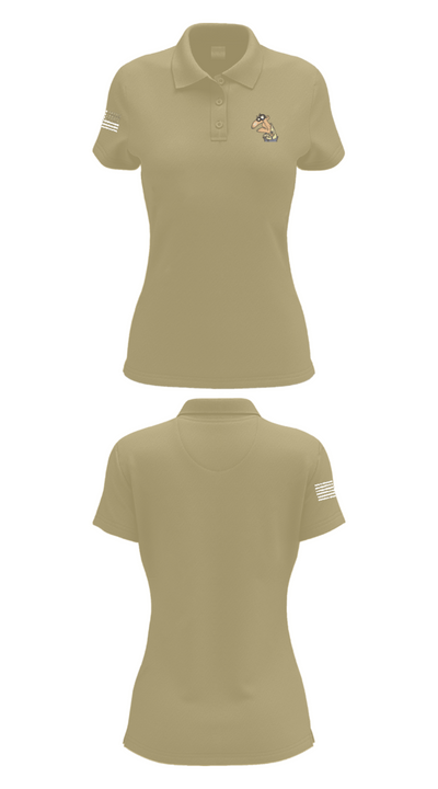GrumpyOLVets 73193400 Women's Short Sleeve Performance Polo  - 95