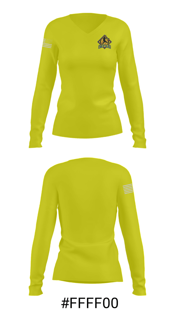 Women's Long Sleeve Vneck Shirt, Women's Fastpitch Softball Association, Softball, Teamtime, Team time, sublimation, custom sports apparel, team uniforms, spirit wear, spiritwear, sports uniforms, custom shirts, team store, custom team store, fundraiser sports, apparel fundraiser