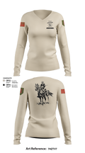 CGMCG 4385904 Women's Long Sleeve V-neck Shirt - 5